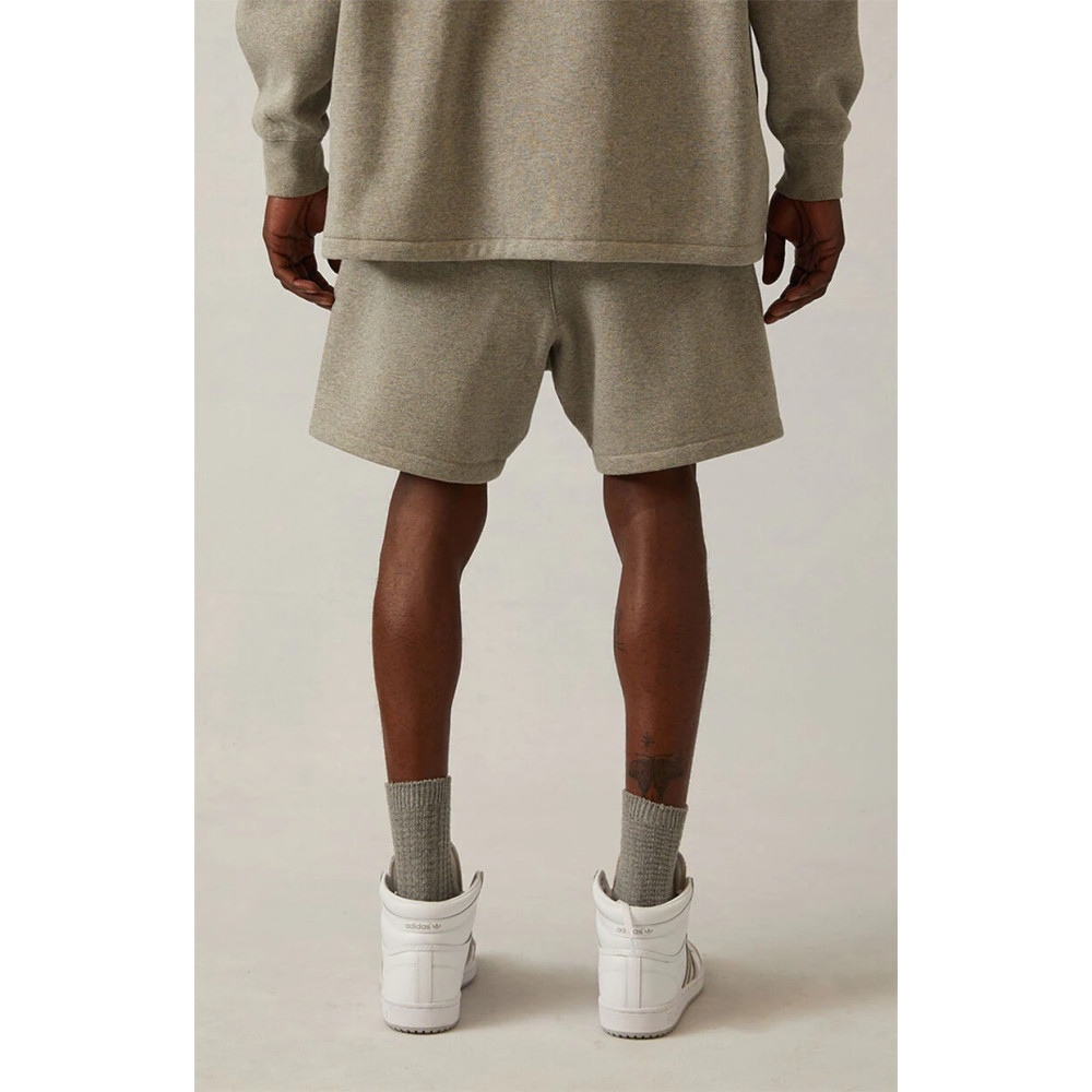 Fear of God Essentials Sweatshort Flocking Letter Shorts Dark Oatmeal