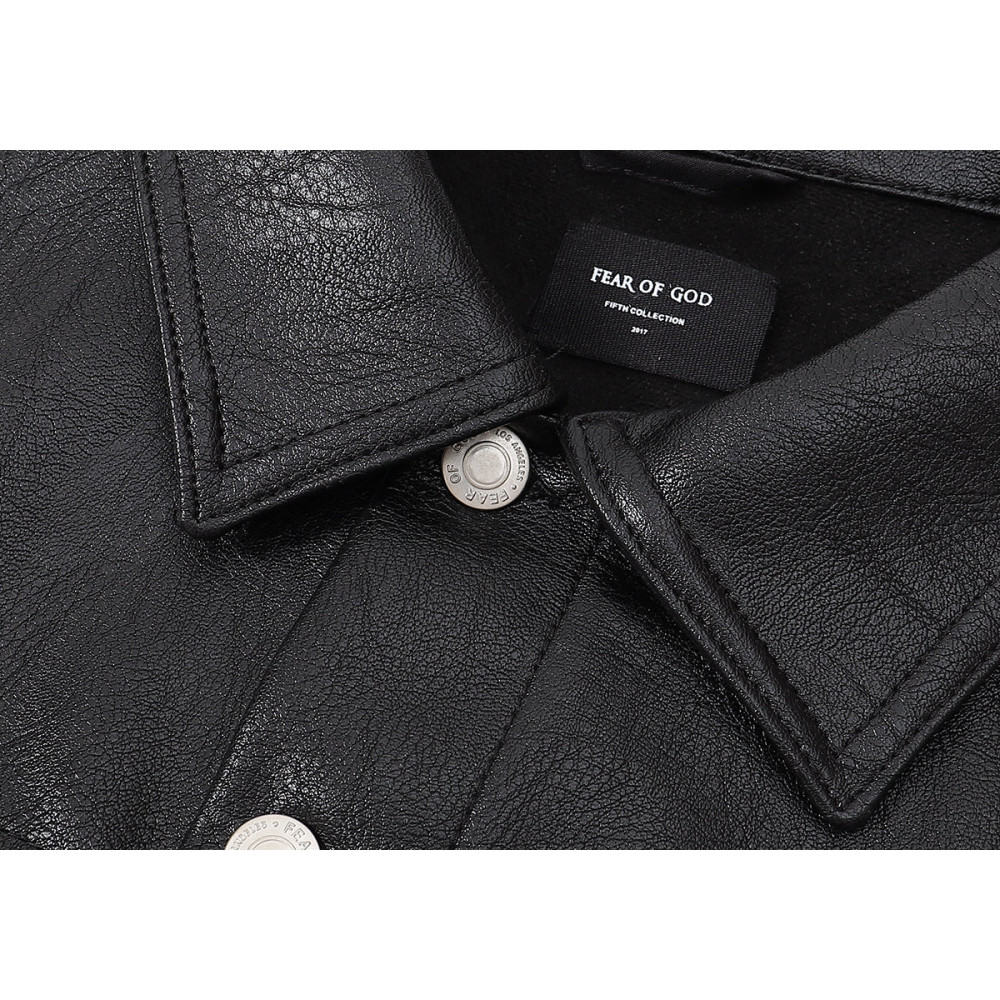 casual leather jacket