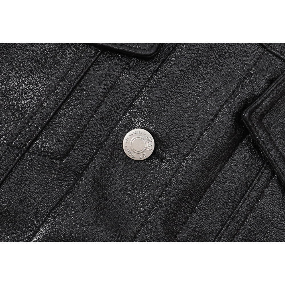 casual leather jacket
