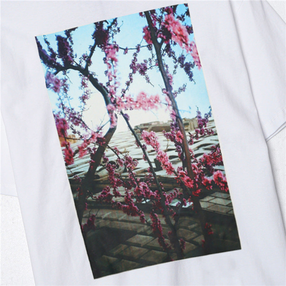Essentials Floral Print Photo T-Shirts