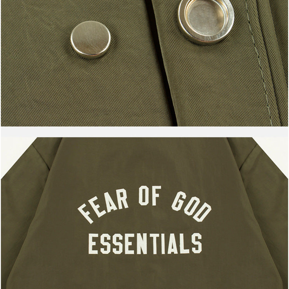 Essentials Textured Nylon Trucker Jacket