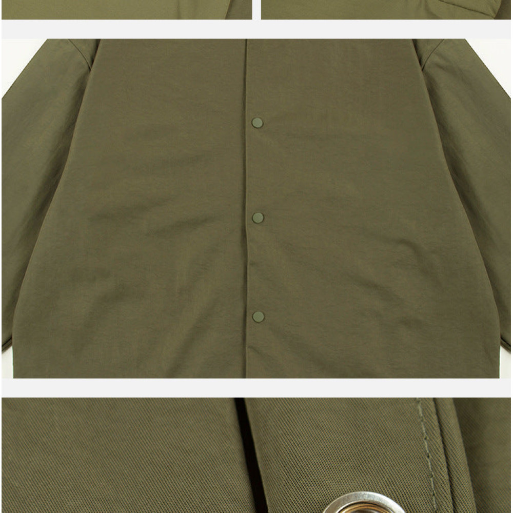 Essentials Textured Nylon Trucker Jacket