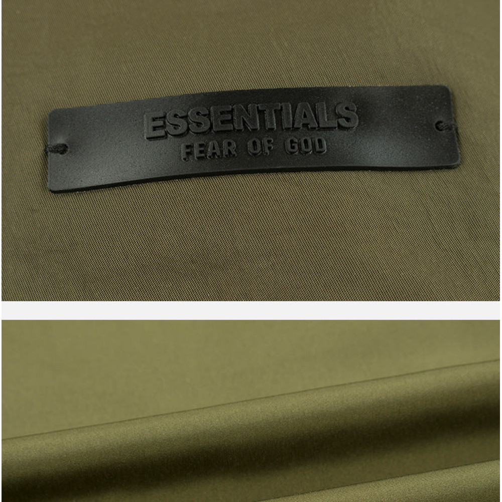 Essentials Textured Nylon Trucker Jacket