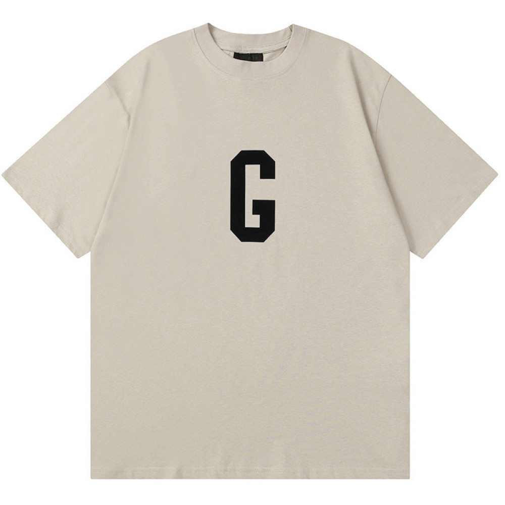 Flocked G letter pattern T-Shirts
