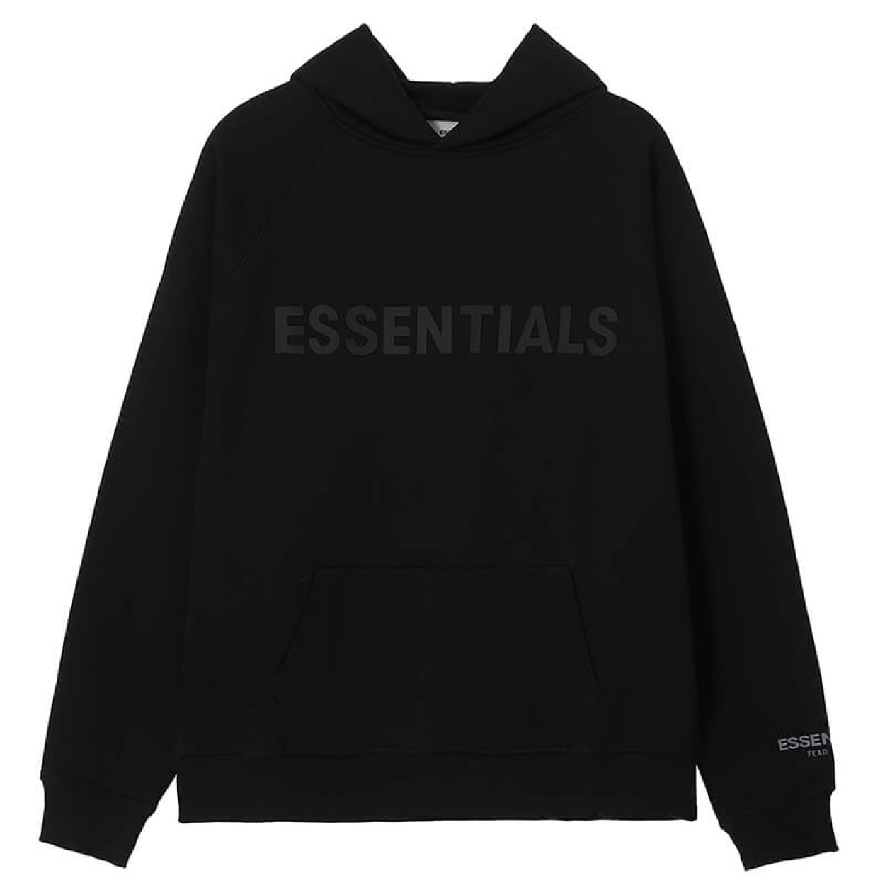Fear of God Essentials Pullover Hoodie Rubber Print Black