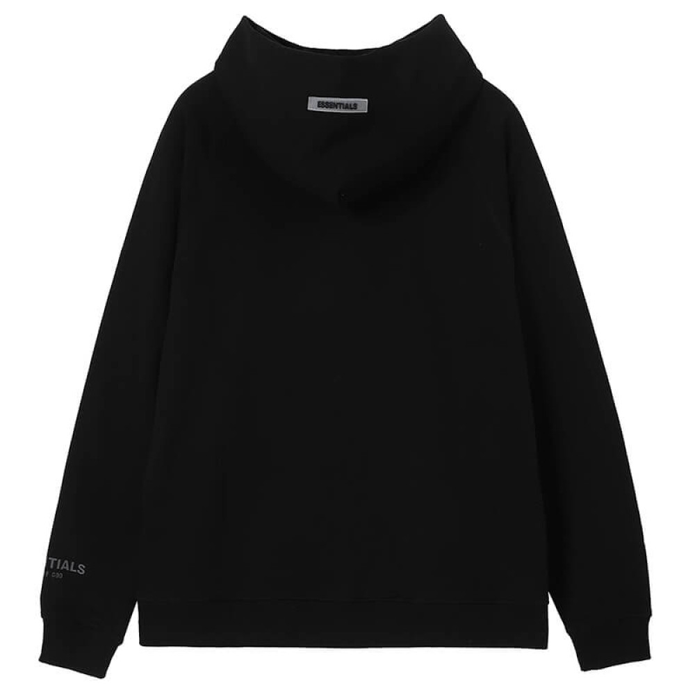 Fear of God Essentials Pullover Hoodie Rubber Print Black