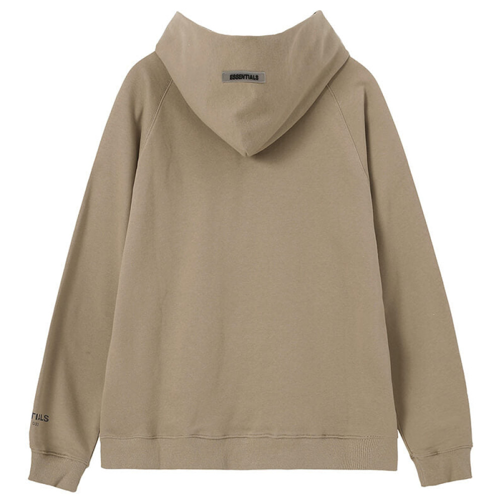 Fear of God Essentials Pullover Hoodie Rubber Print Khaki