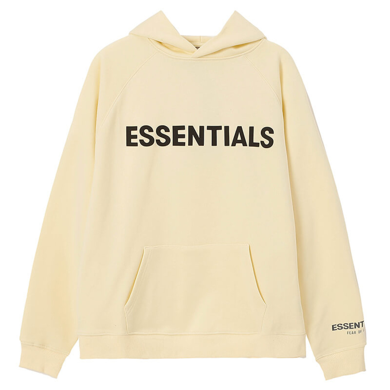 Fear of God Essentials Pullover Hoodie Rubber Print Apricot