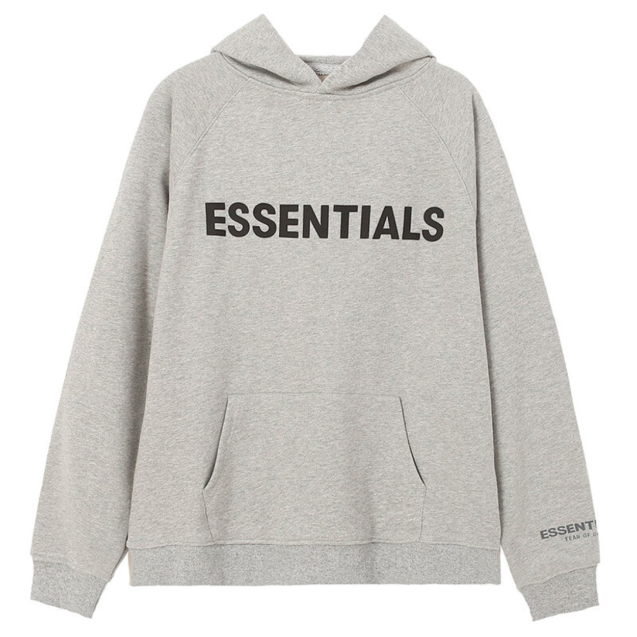 Fear of God Essentials Pullover Hoodie Rubber Print Gray