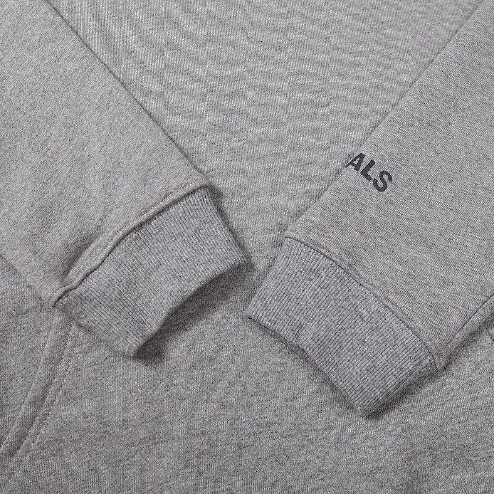 Fear of God Essentials Pullover Hoodie Rubber Print Gray