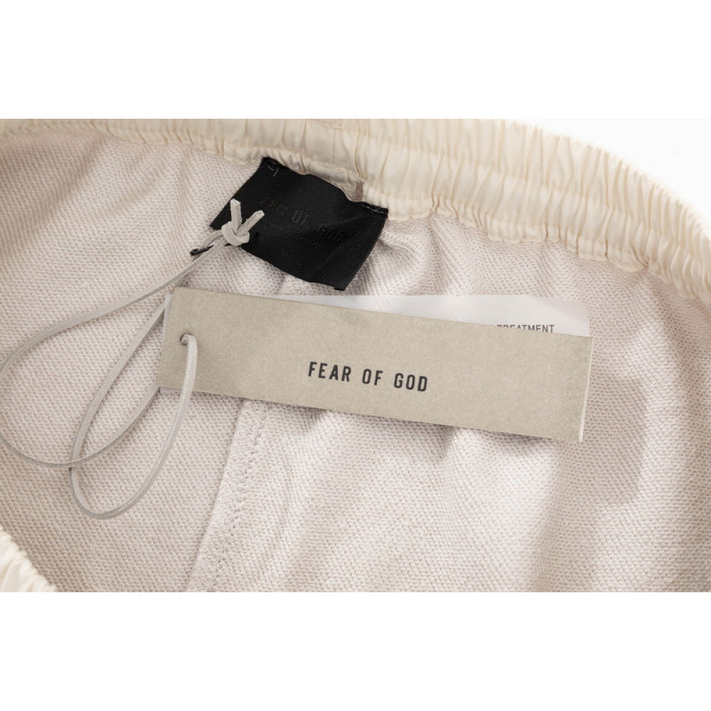 Multi-thread flocking letter 7 printing Shorts