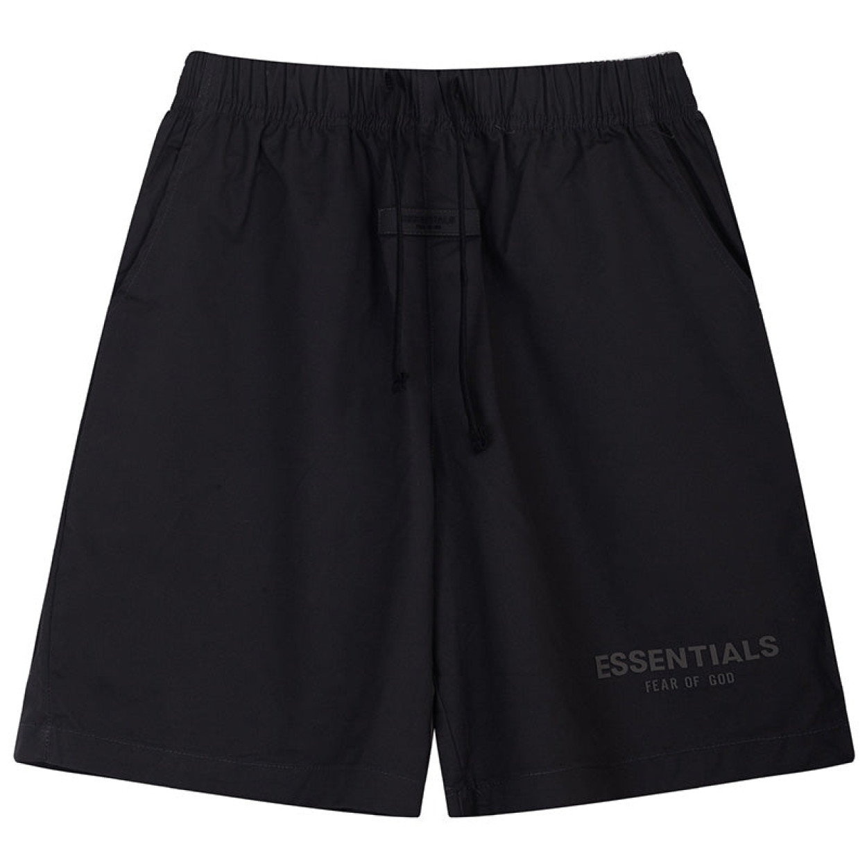 Multi-thread flocking letter printing Shorts