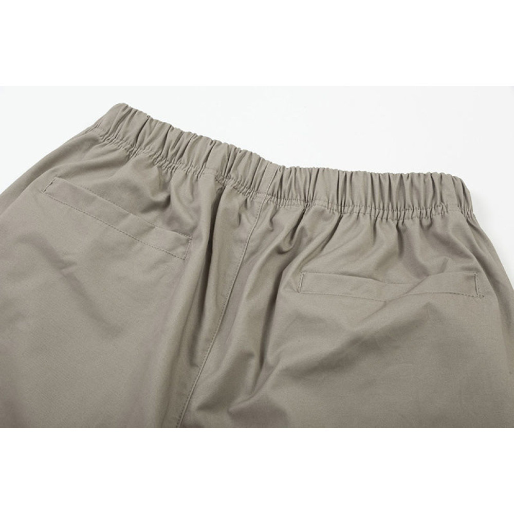 Multi-thread flocking letter printing Shorts