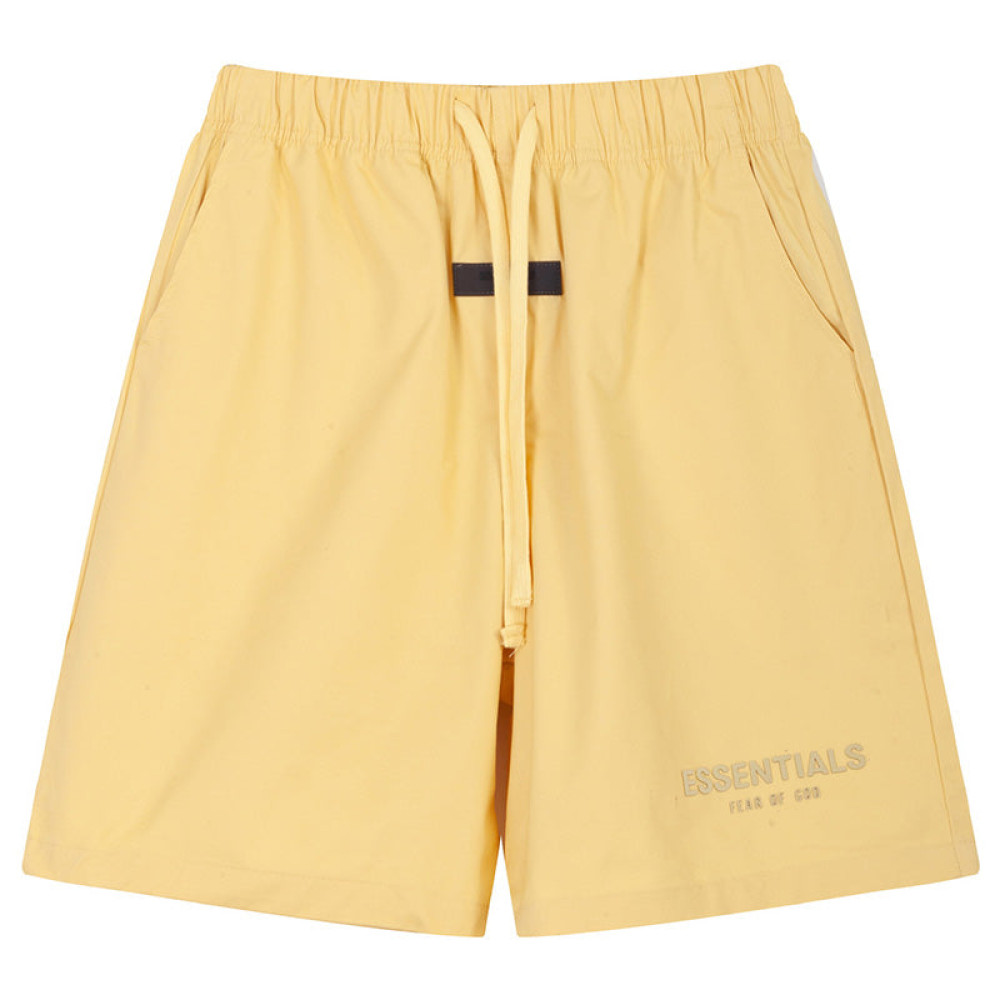 Multi-thread flocking letter printing Shorts