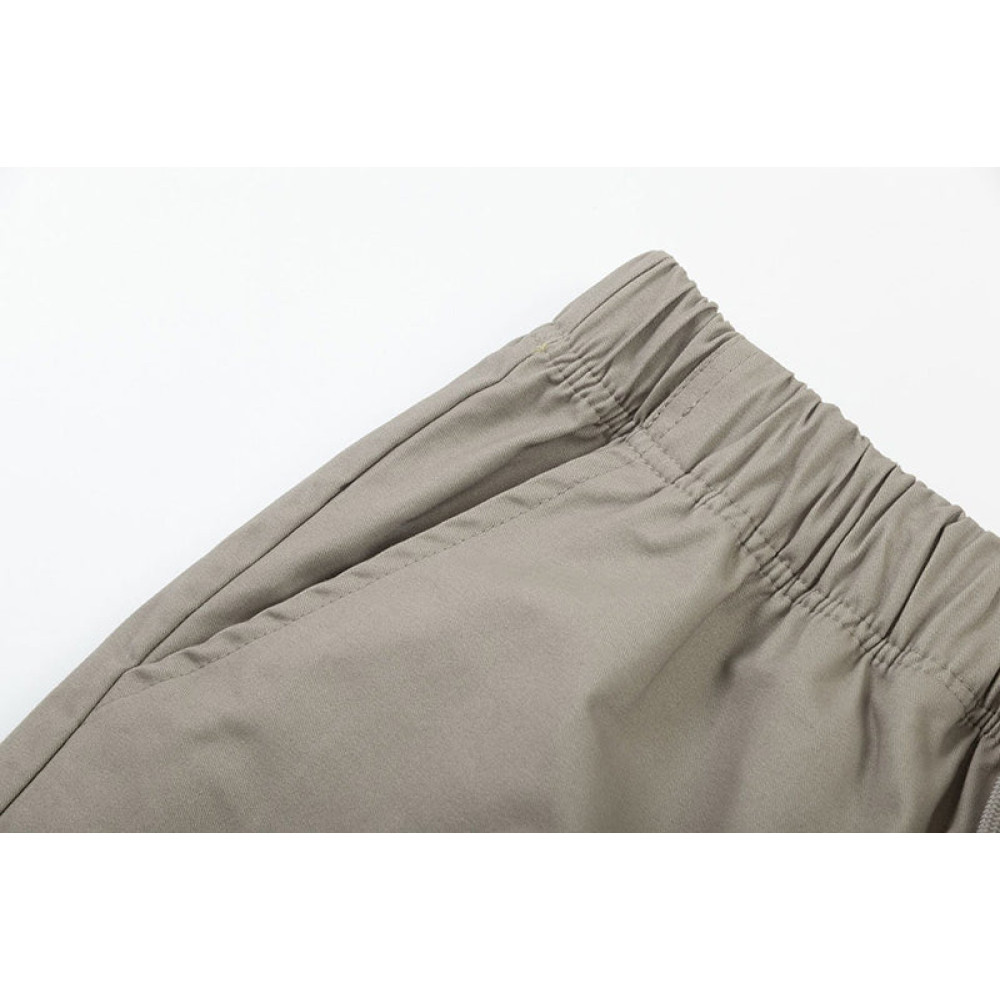 Multi-thread flocking letter printing Shorts