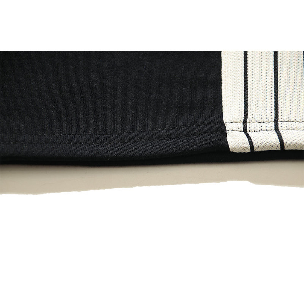 Natural 8Th Side Stripe Relaxed Shorts