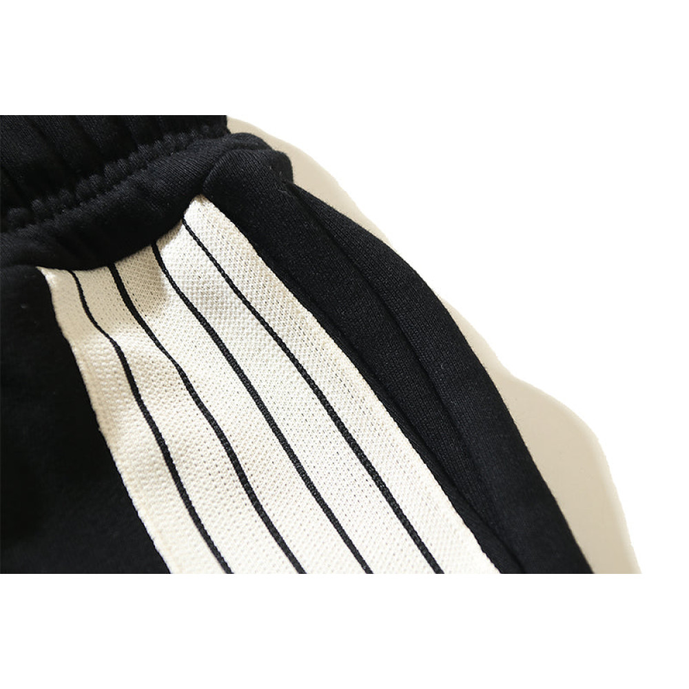 Natural 8Th Side Stripe Relaxed Shorts