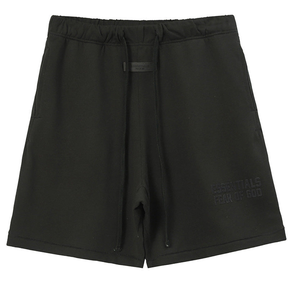 Season 8 flocked letter print Shorts