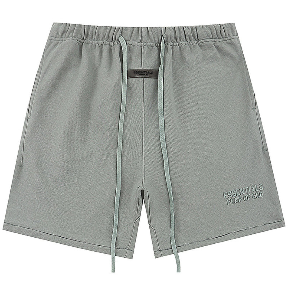 Season 9 flocking thickened letter print Shorts