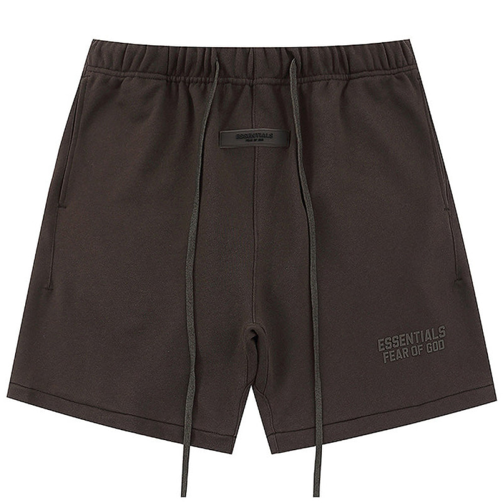 Season 9 flocking thickened letter print Shorts