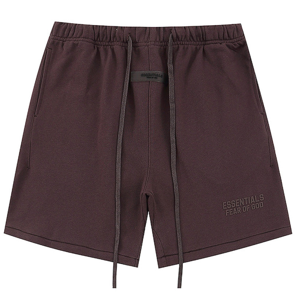 Season 9 flocking thickened letter print Shorts