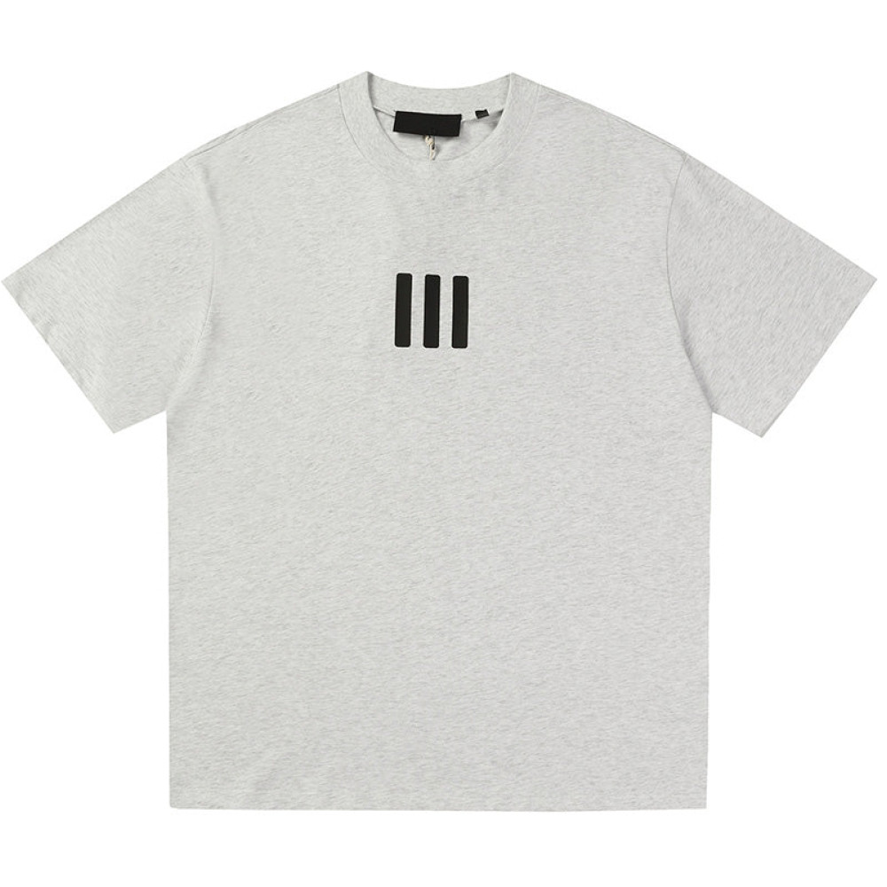 X ADIDAS Joint Three-Dimensional Rubber Three-Bar T-Shirts