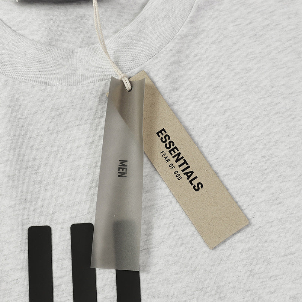 X ADIDAS Joint Three-Dimensional Rubber Three-Bar T-Shirts