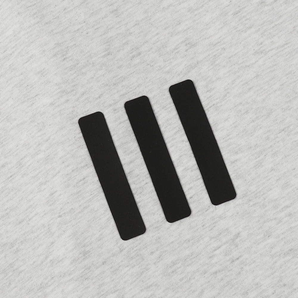 X ADIDAS Joint Three-Dimensional Rubber Three-Bar T-Shirts