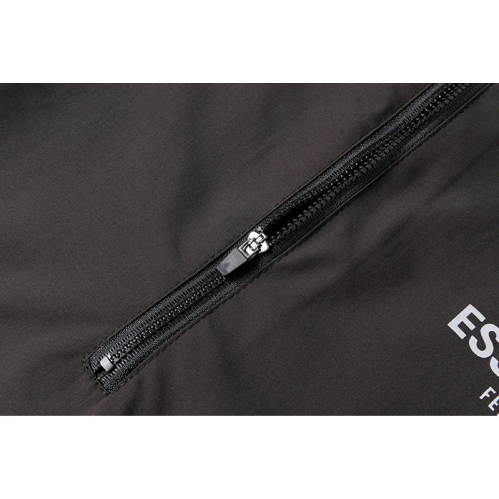 ESSENTIALS 3M Reflective Windbreaker Black