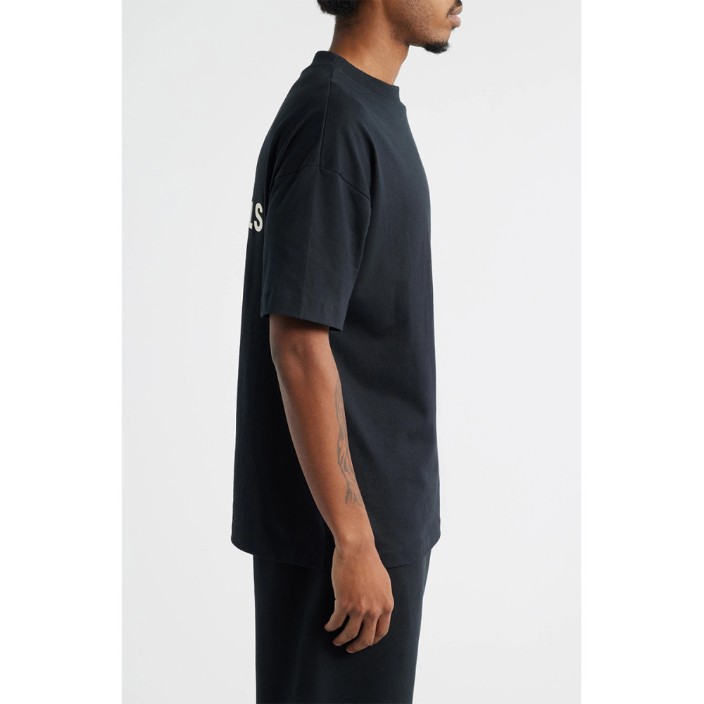 Fear of God ESSENTIALS Classic Rubber Print T-Shirt Black