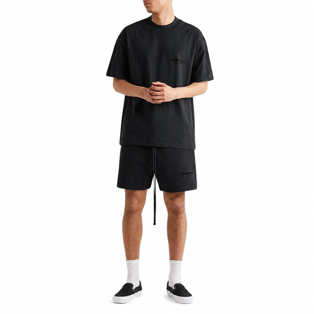 Fear of God ESSENTIALS Classic Flock Print T-Shirt