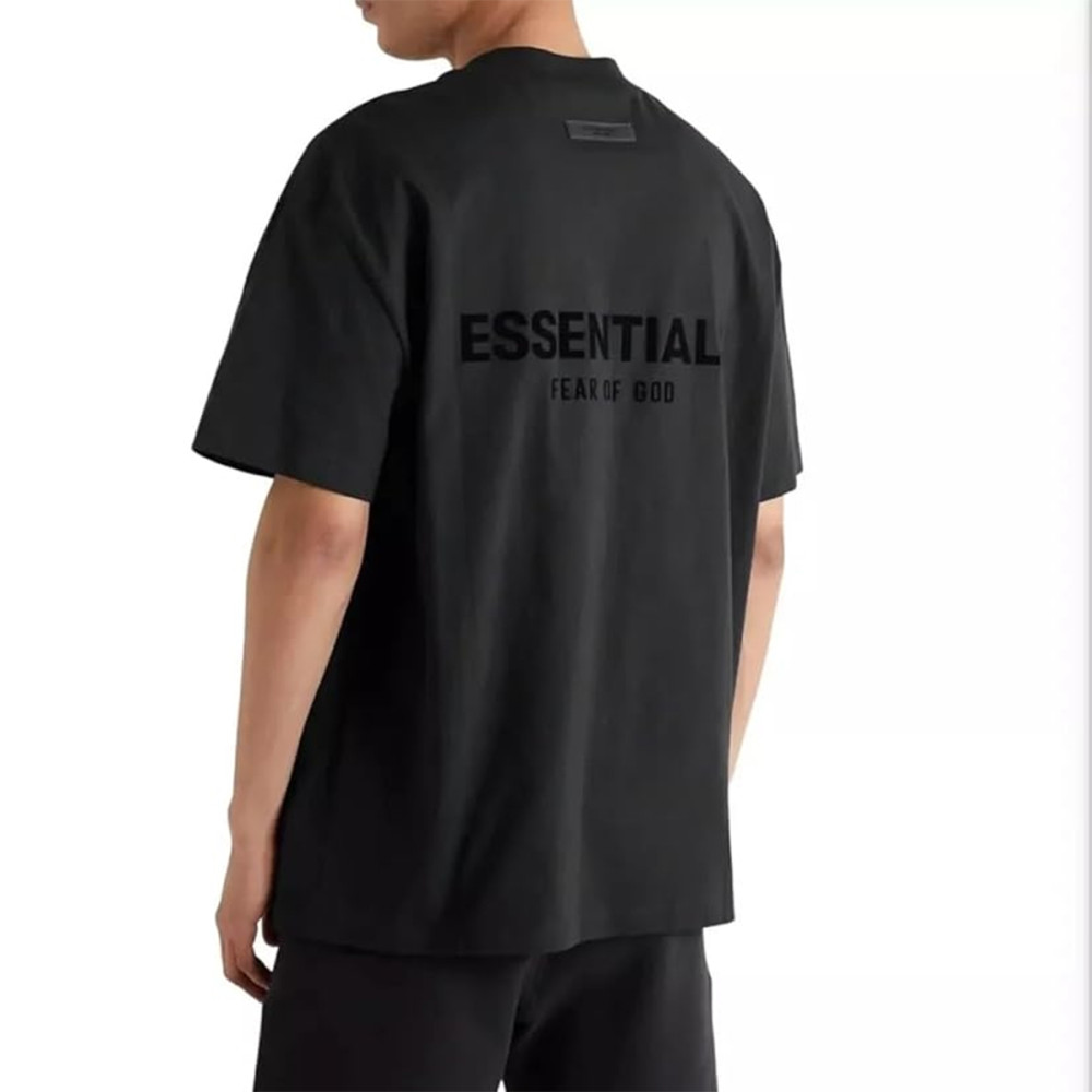 Fear of God ESSENTIALS Classic Flock Print T-Shirt