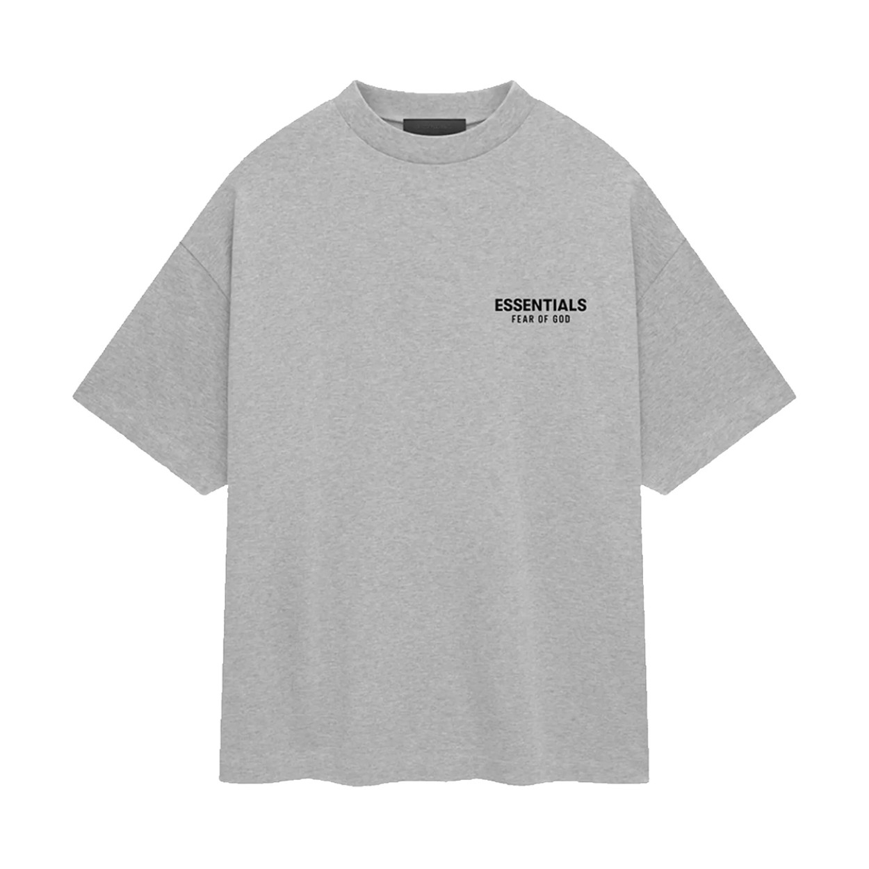 Fear of God ESSENTIALS Classic Flock Print T-Shirt Dark Oatmeal