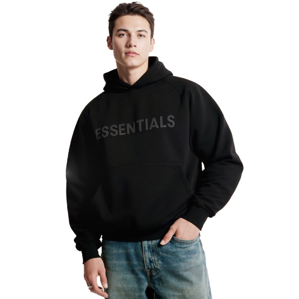 Essentials Pullover Hoodie Rubber Print 