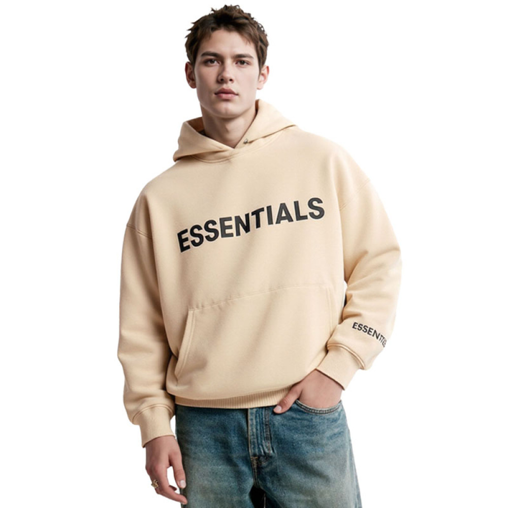 Essentials Pullover Hoodie Rubber Print 