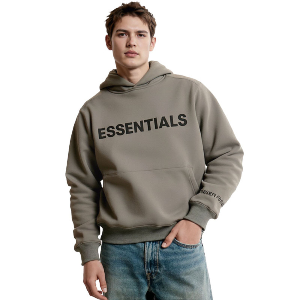 Essentials Pullover Hoodie Rubber Print 