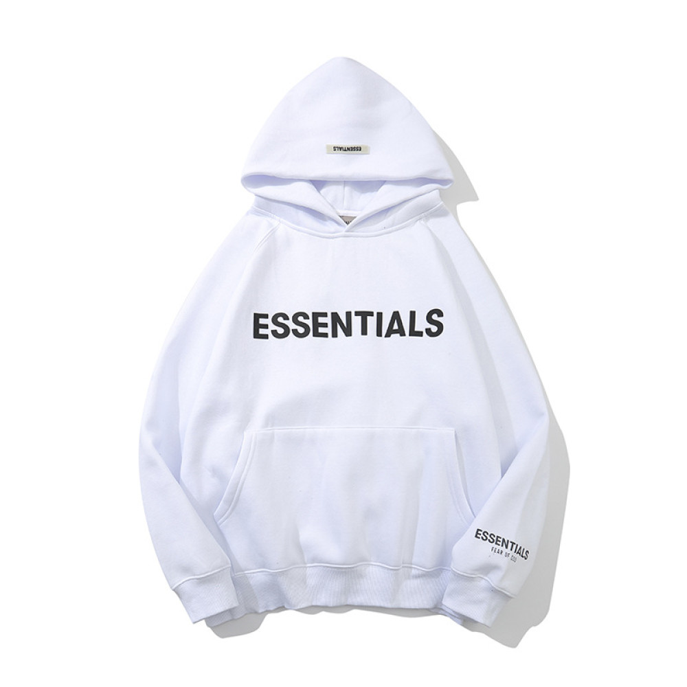 Essentials Pullover Hoodie Rubber Print 