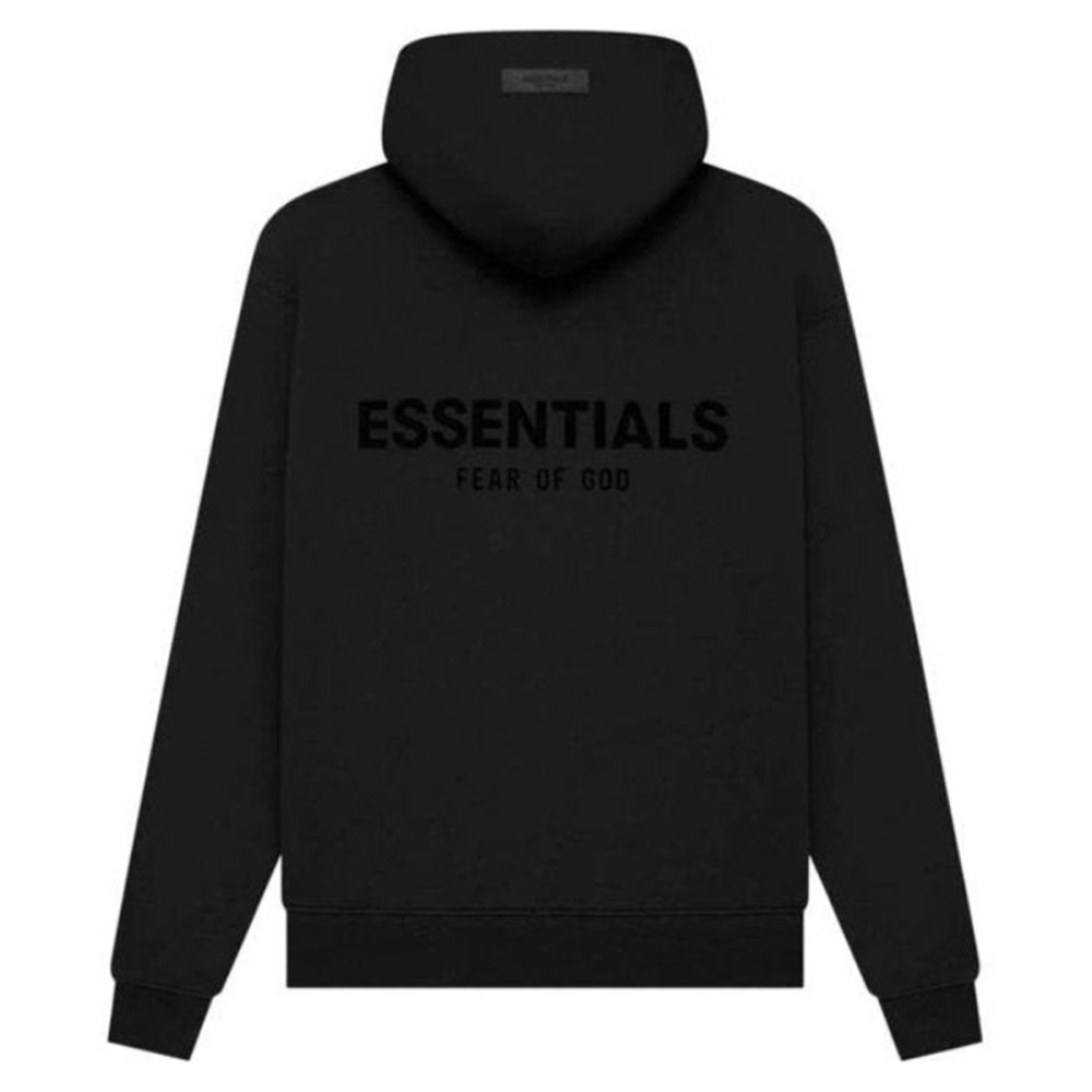 Fear of God Essentials Pullover Hoodie Flock Print