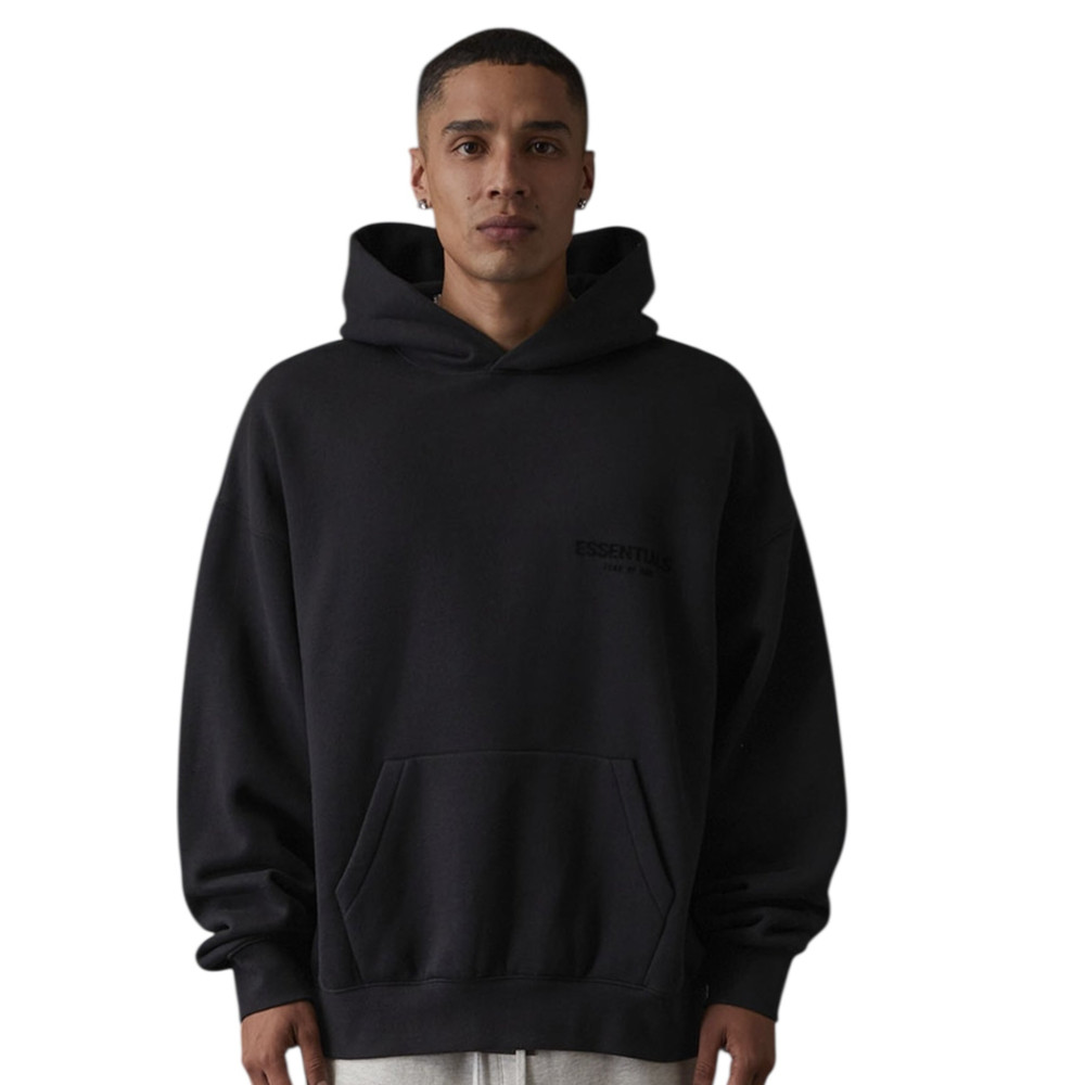 Fear of God Essentials Pullover Hoodie Flock Print