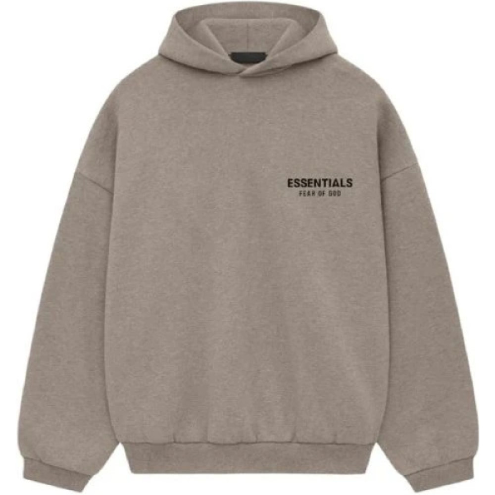Fear of God Essentials Pullover Fleece Hoodie Heather Grey